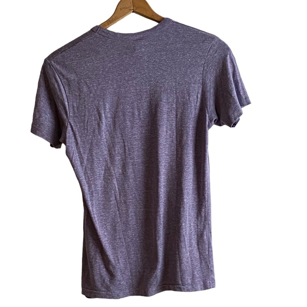 Human Rights Campaign Love Conquers Hate Purple Short Sleeve T-Shirt - Picture 3 of 5